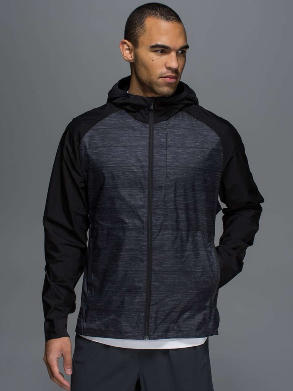 Lululemon Pack-It Jacket - Hanover Needles Slate Black